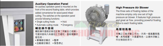 Máy cưa panel saw cnc Đài Loan cắt ván công nghiệp 26